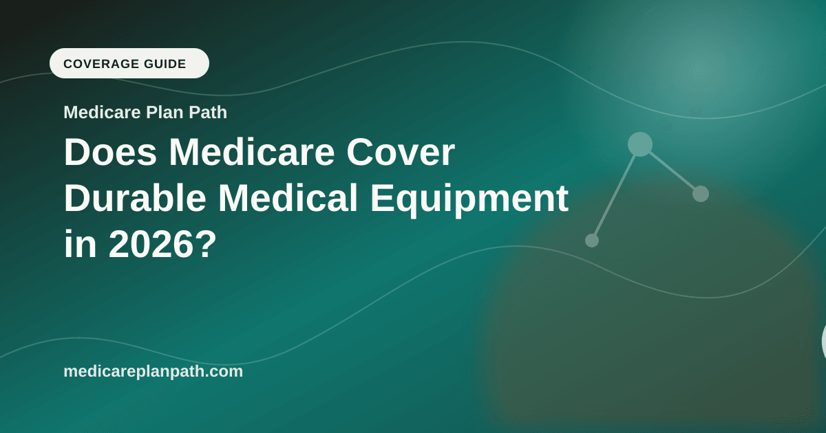 Does Medicare Cover Durable Medical Equipment in 2026?