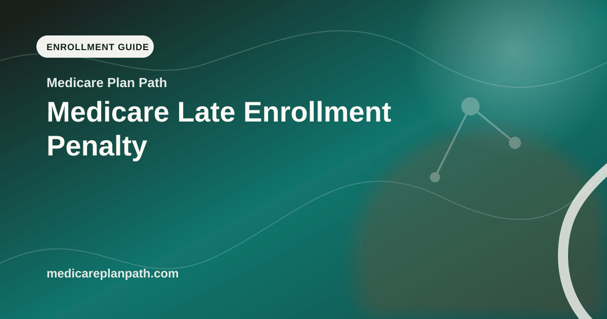Medicare Late Enrollment Penalty