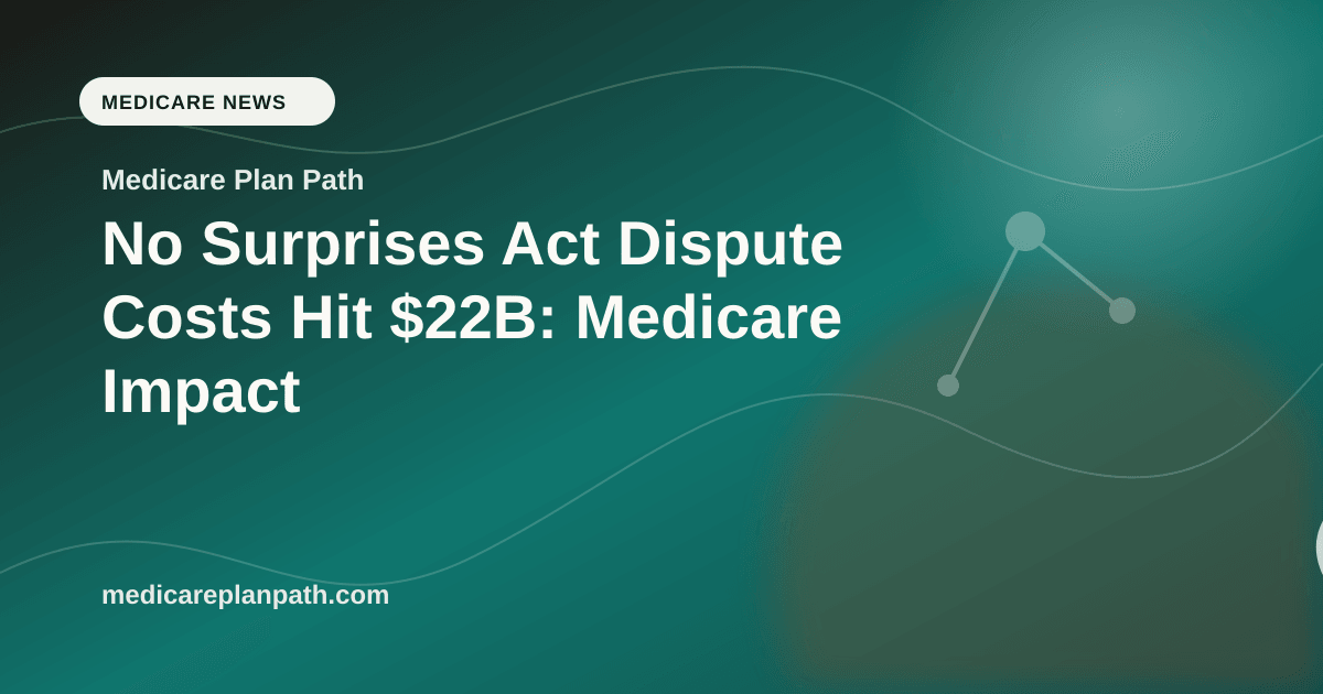 No Surprises Act Dispute Costs Hit $22B: Medicare Impact